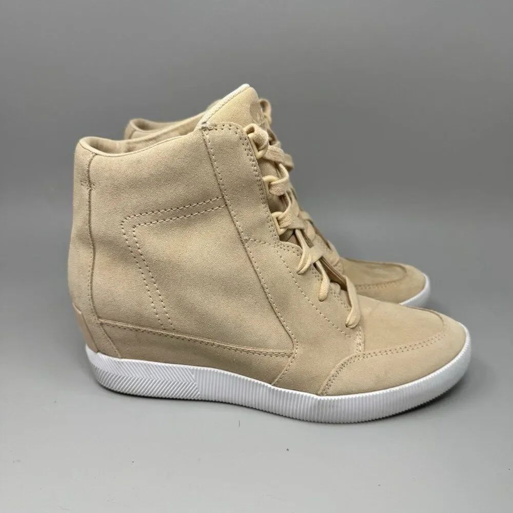 Sorel Out N About Wedge Bootie Nova Tan Beige NL4913-260 Women's Size 9